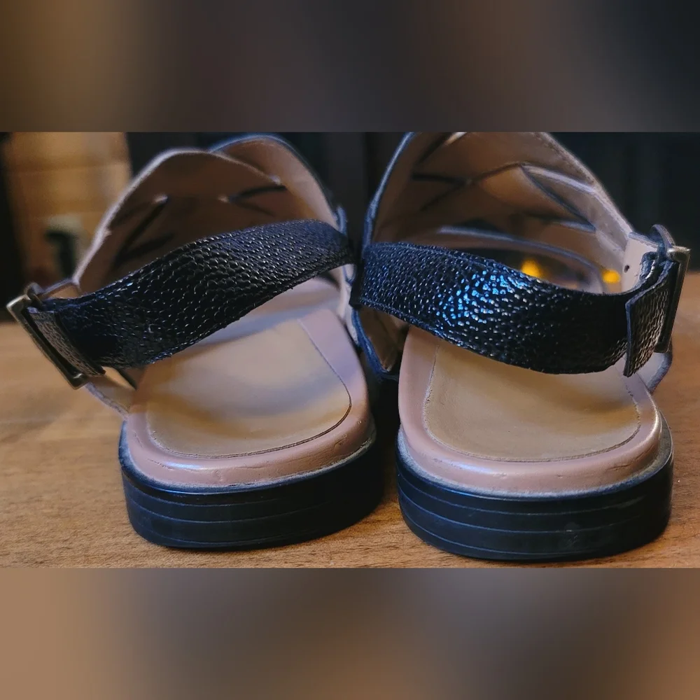 Vionic Citrine Kendra Leather Women's Slingback Sandals Sz 9 - Picture 9 of 14